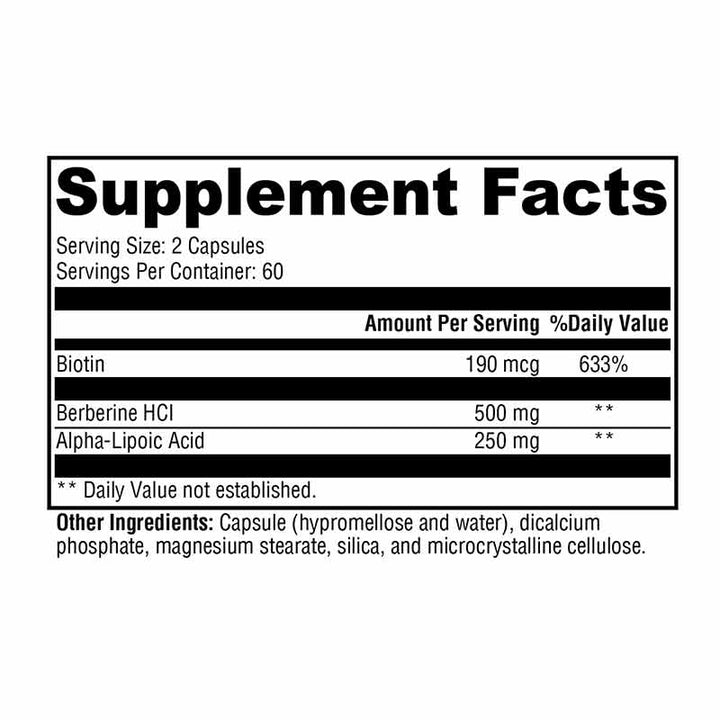 Xymogen ALAmax Protect  120 Capsules facts panel