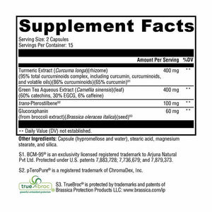 Xymogen Cytokine Balance - 30 Capsules facts panel
