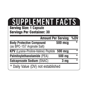 Healthgevity BPC+KPV+PEA 500 - 30 Capsules