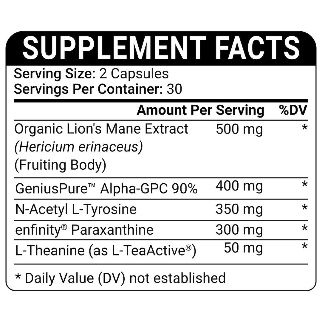 Healthgevity Brain Boost+ ingredients - ePothex