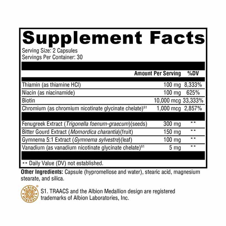 Xymogen MedCaps IS - 60 Capsules facts panel