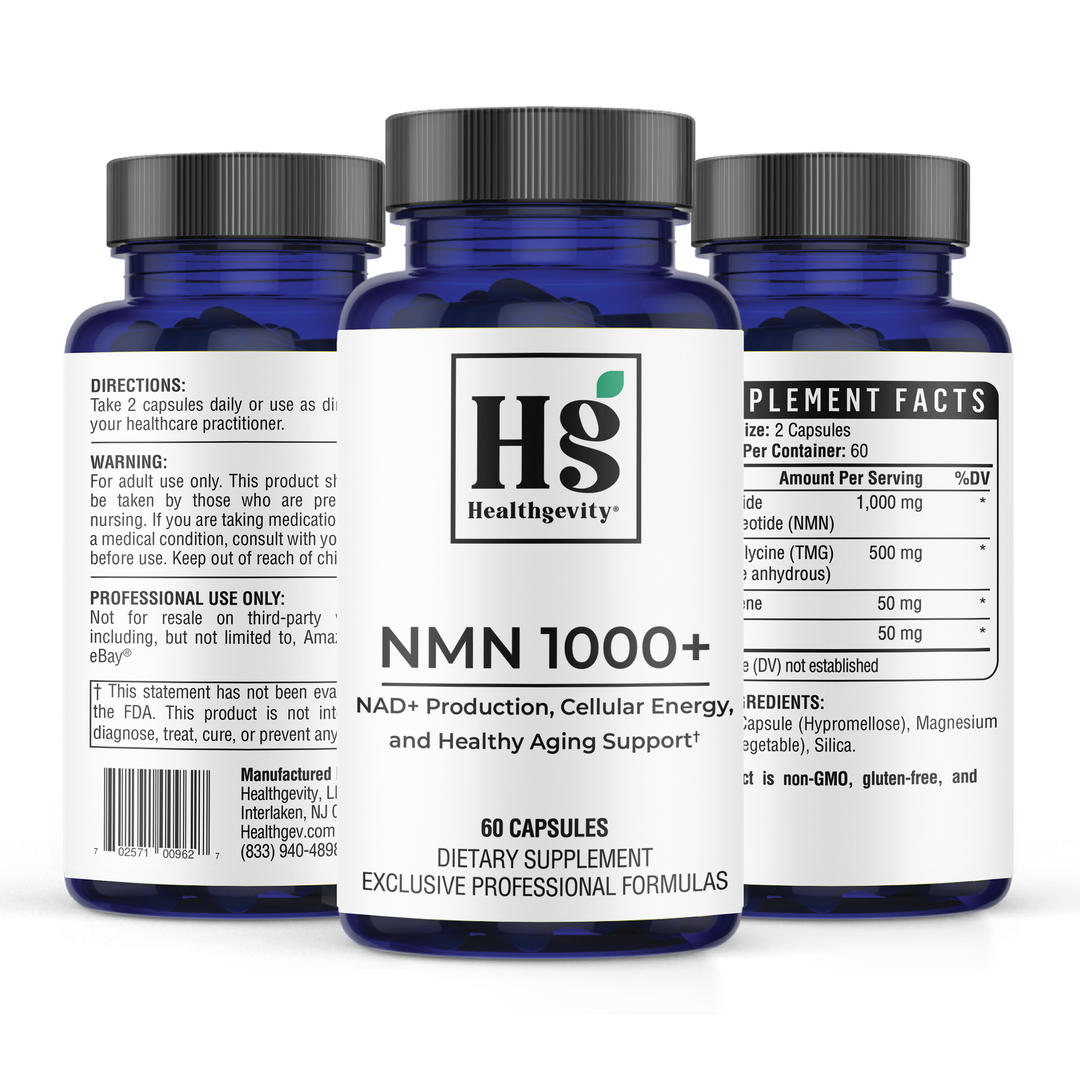 Healthgevity NAD 1000+ - 60 Capsules