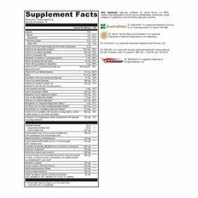 OptiCleanse® GHI Supplement facts panel
