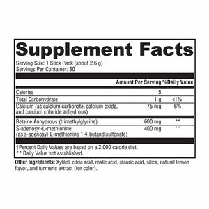 Xymogen SAM-e & TMG Lemon - 30 Servings