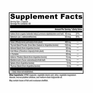 Xymogen T-150 60 Capsules supplement facts