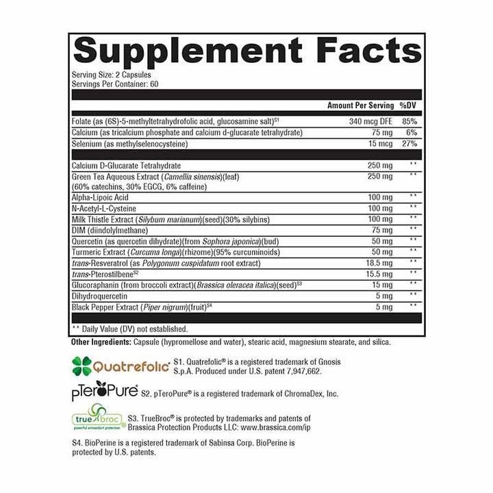Xymogen XenoProtX - 120 Capsules facts panel