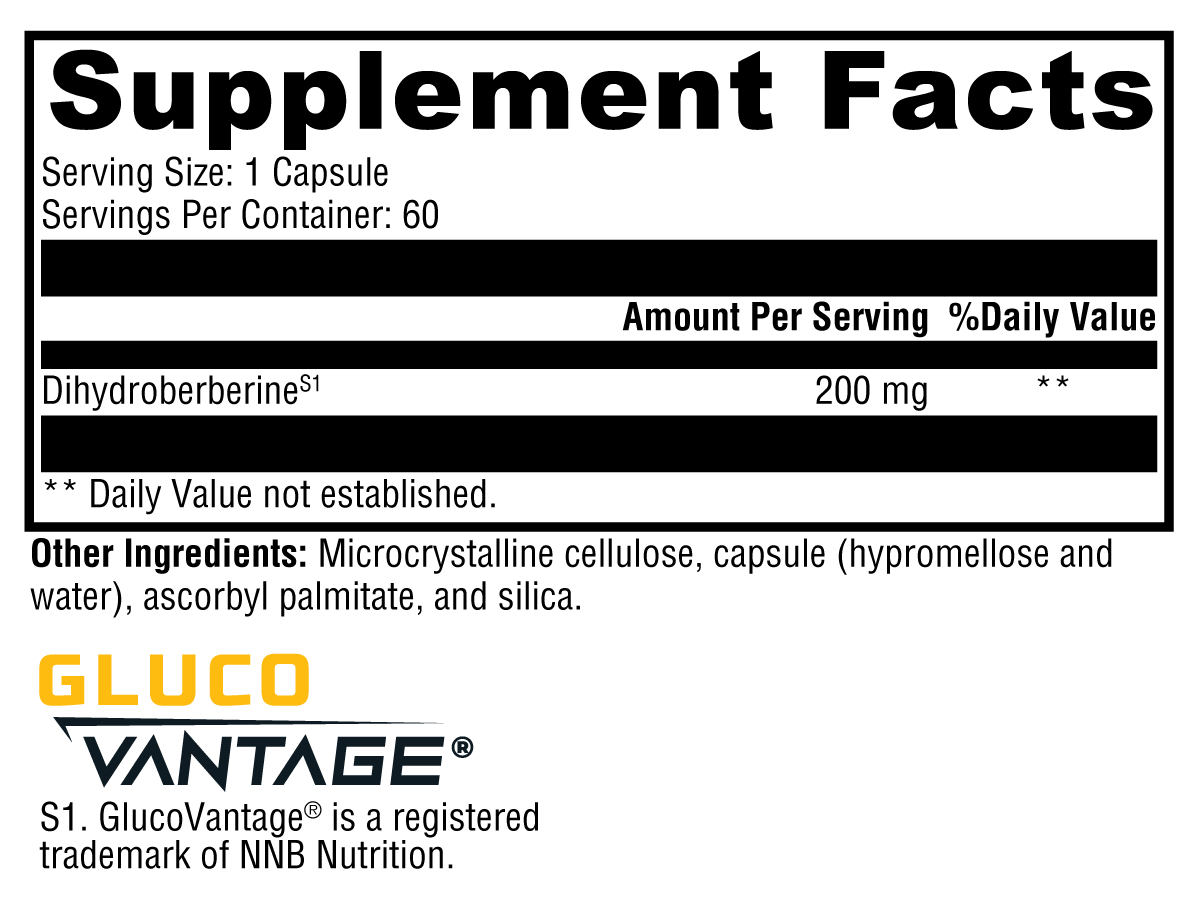 Xymogen Berberine ES ingredients