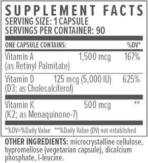 BioTE ADK 5 - 90 caps - Vitamin A, Vitamin D, Vitamin K - ePothex