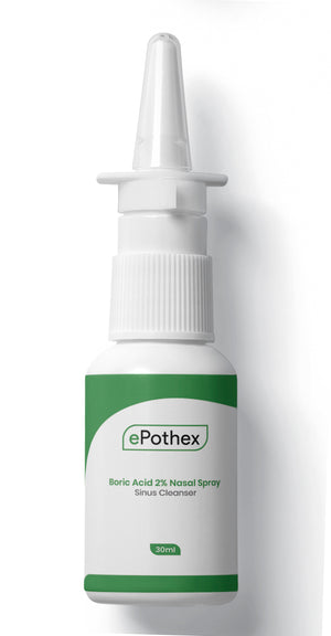 Boric Acid 2% Nasal Spray - Sinus Cleanser - 30ml - ePothex