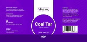 Coal Tar Topical Solution USP - 100ml - ePothex