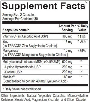 Collagen Factors 60ct - Ortho Molecular Products - ePothex