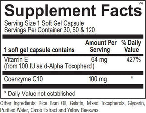 CoQ-10 100mg - 120ct - Ortho Molecular Products - ePothex