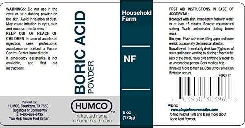 Humco Boric Acid Powder NF 6 oz - ePothex