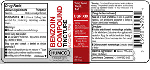 Humco Benzoin Compound Tincture, USP - 2 oz - ePothex