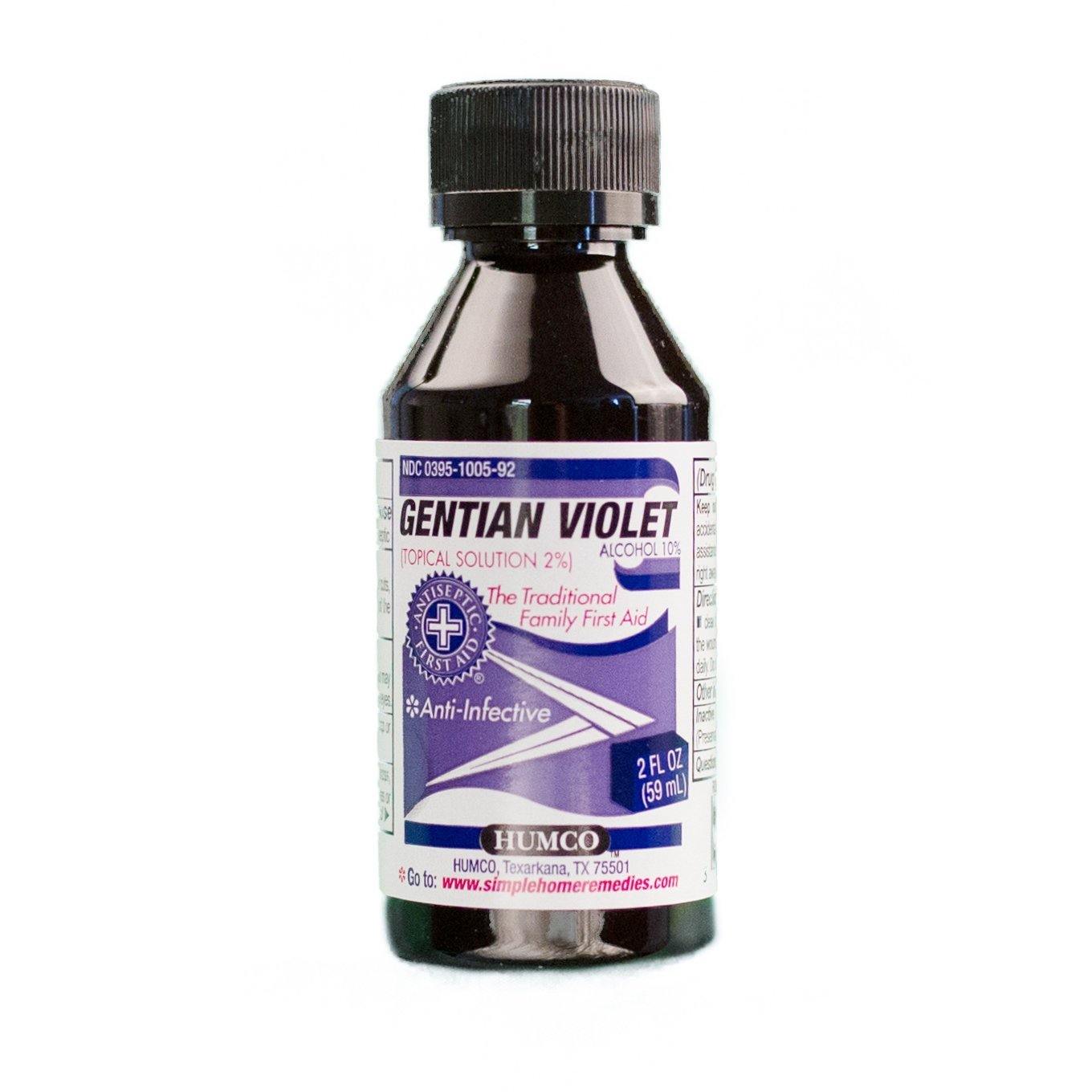 Humco Gentian Violet 2% Topical Solution 2 oz - ePothex