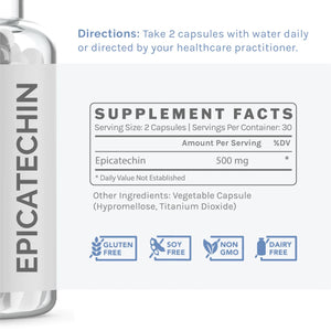 Infiniwell Epicatechin Muscle Growth Support 500mg 60 Capsules - ePothex