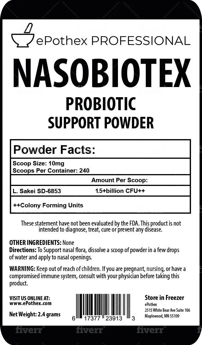 Nasobiotex L. Sakei Powder - Epothex ePothex
