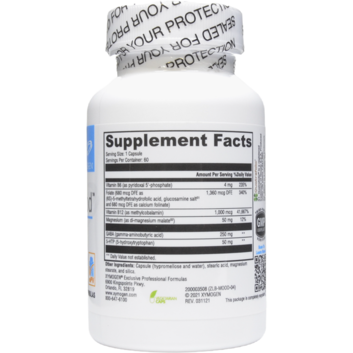 XYMOGEN Mood Food - 60 Capsules