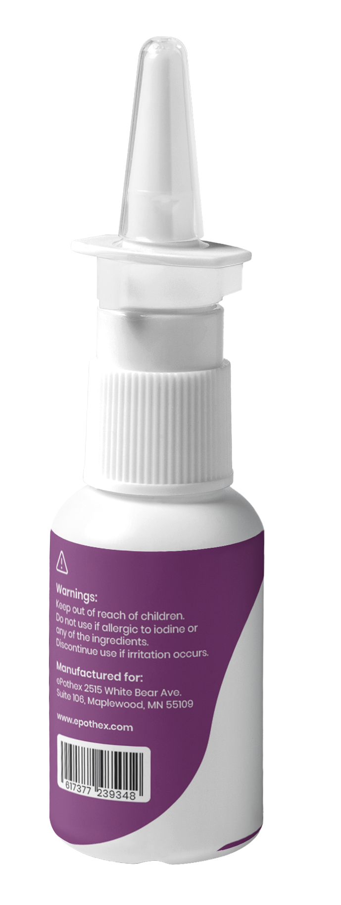 Povidone Iodine Nasal Spray - 30ml - ePothex - ePothex