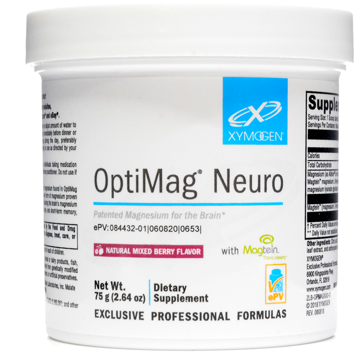 Xymogen OptiMag Neuro Powder - ePothex