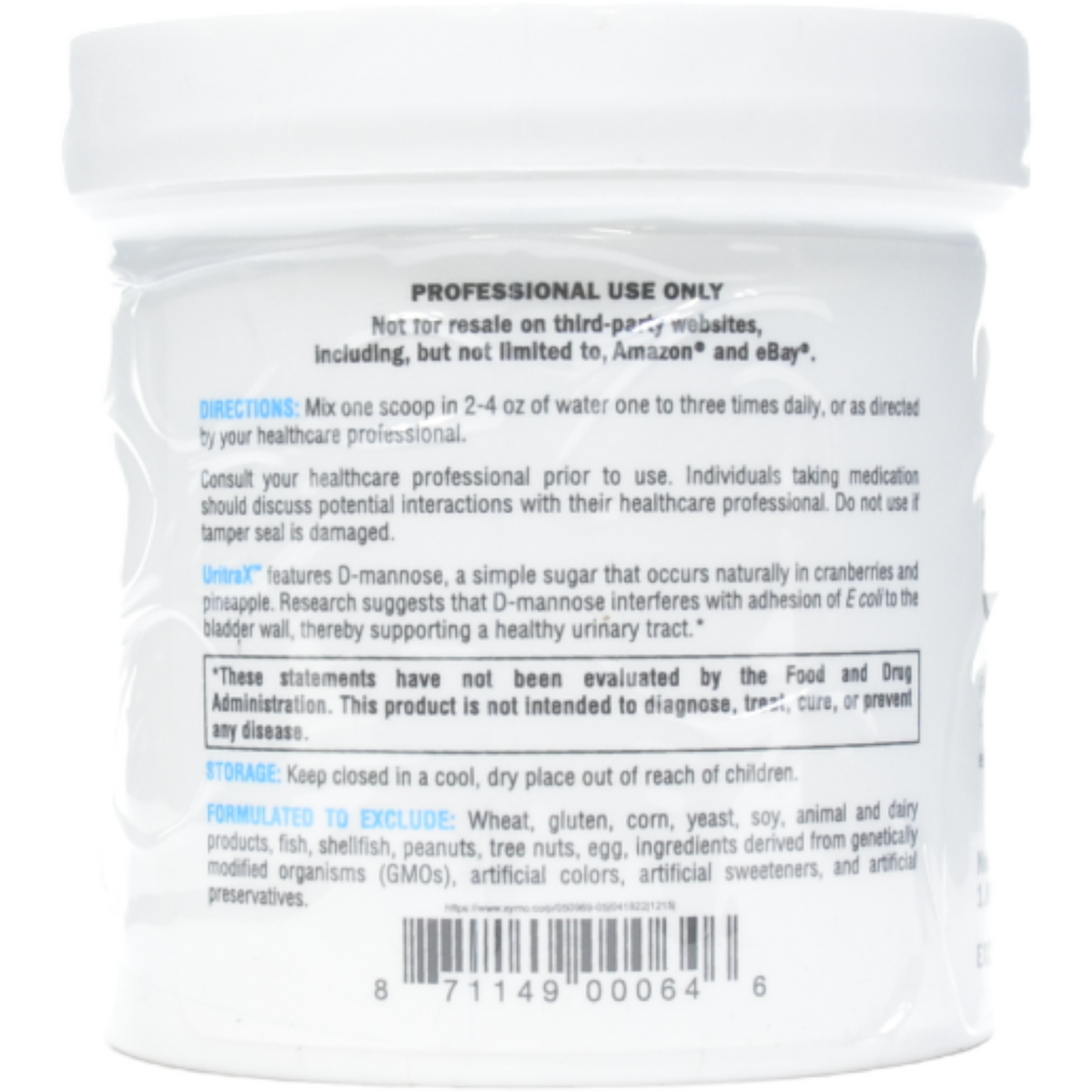 Xymogen UritraX 50 Servings