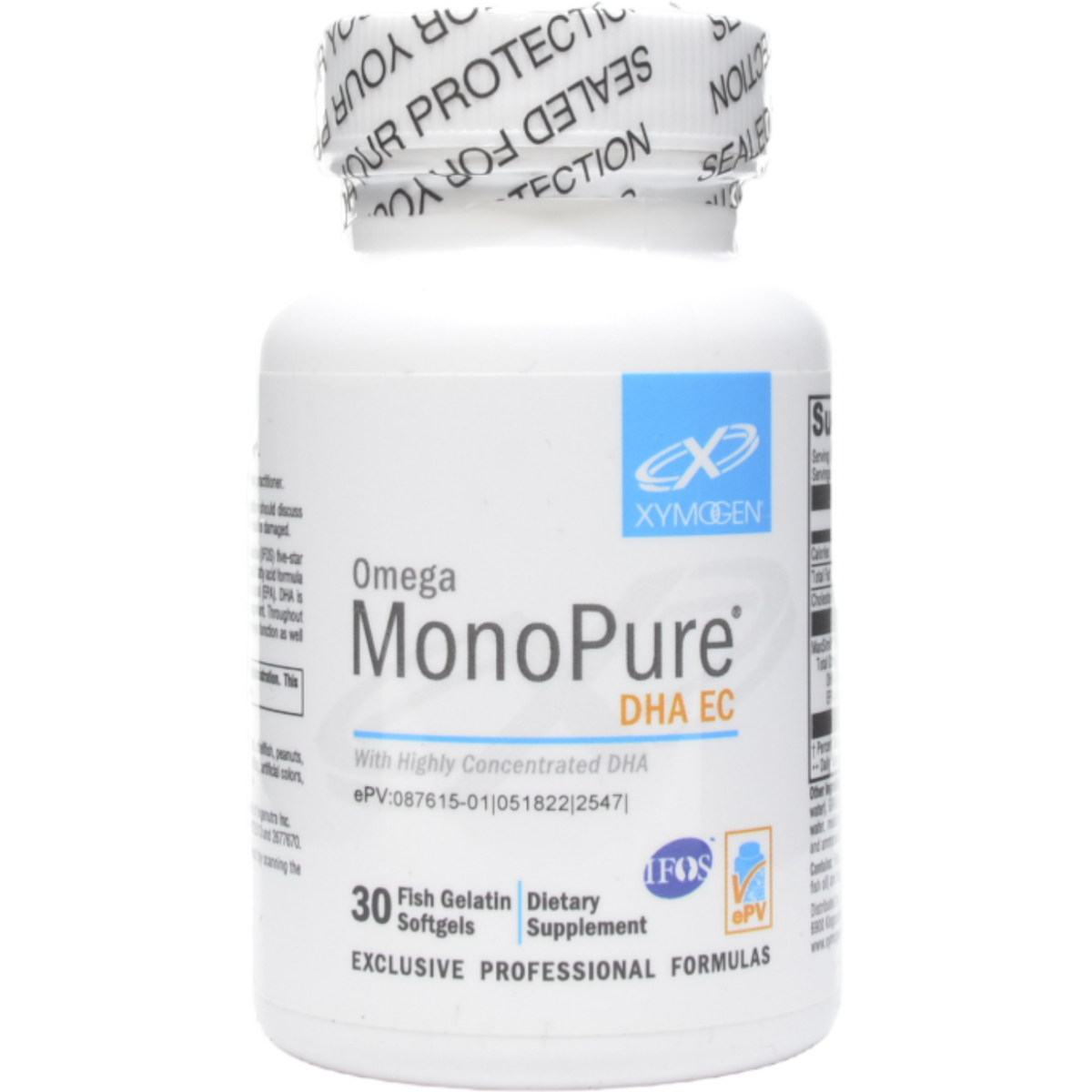 Xymogen Omega MonoPure DHA EC 30 Softgels ePothex