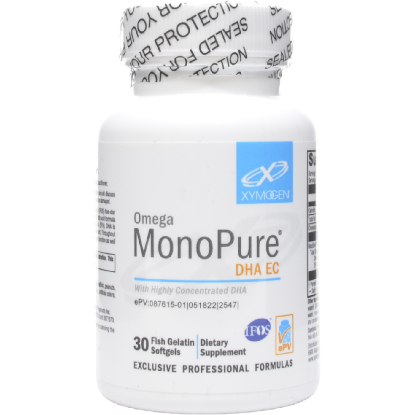 Xymogen Omega MonoPure DHA EC 30 Softgels