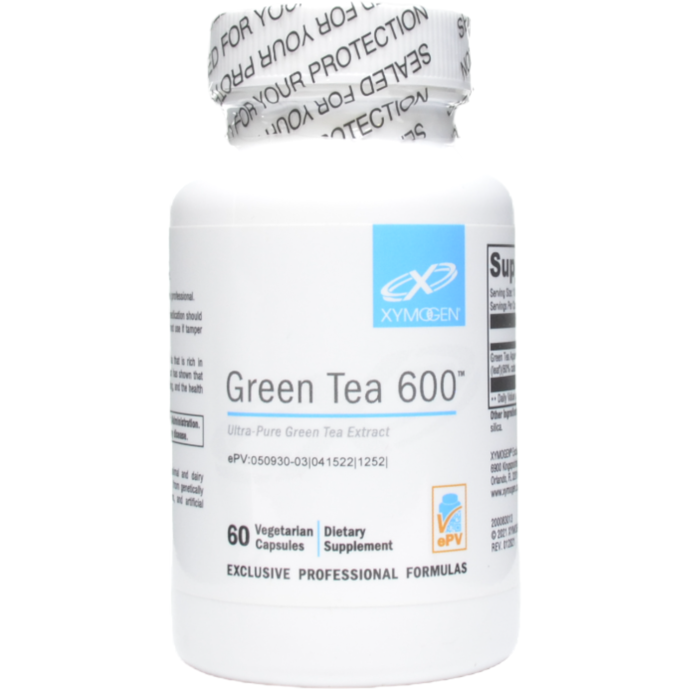 Xymogen Green Tea 600 60 Capsules