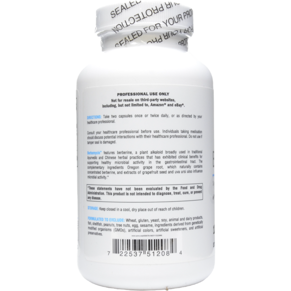 Xymogen Berbemycin 120 Capsules