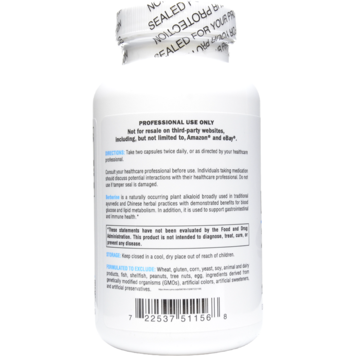 Xymogen Berberine - 120 Capsules