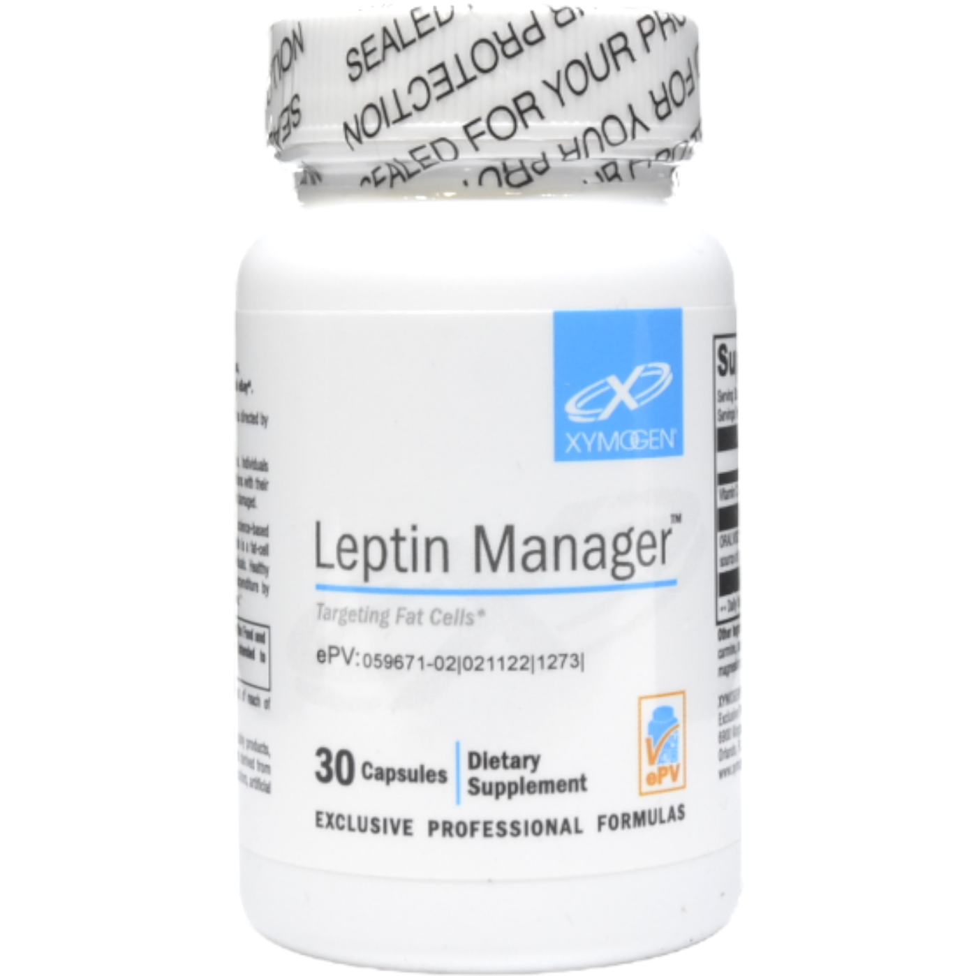 Xymogen Leptin Manager 30 Capsules - ePothex