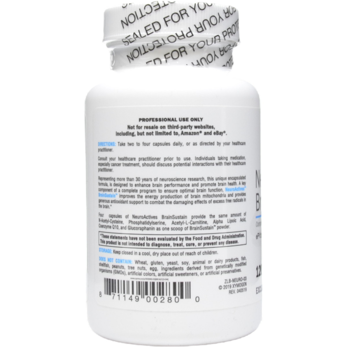 Xymogen NeuroActives BrainSustain - ePothex