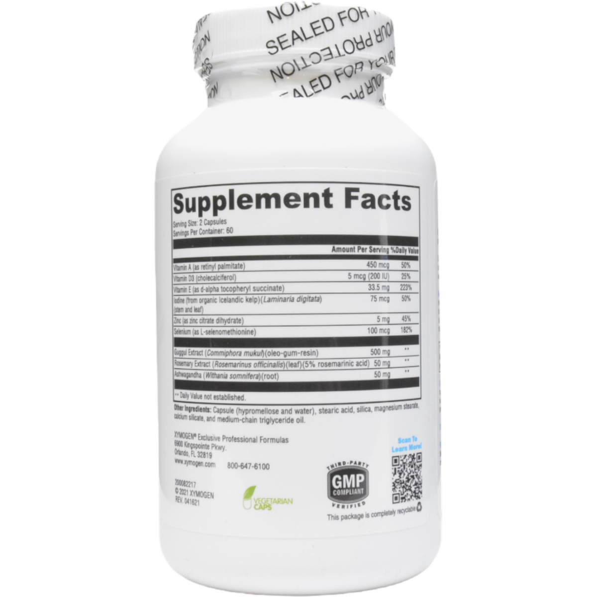 Xymogen MedCaps T3 120 Capsules - ePothex