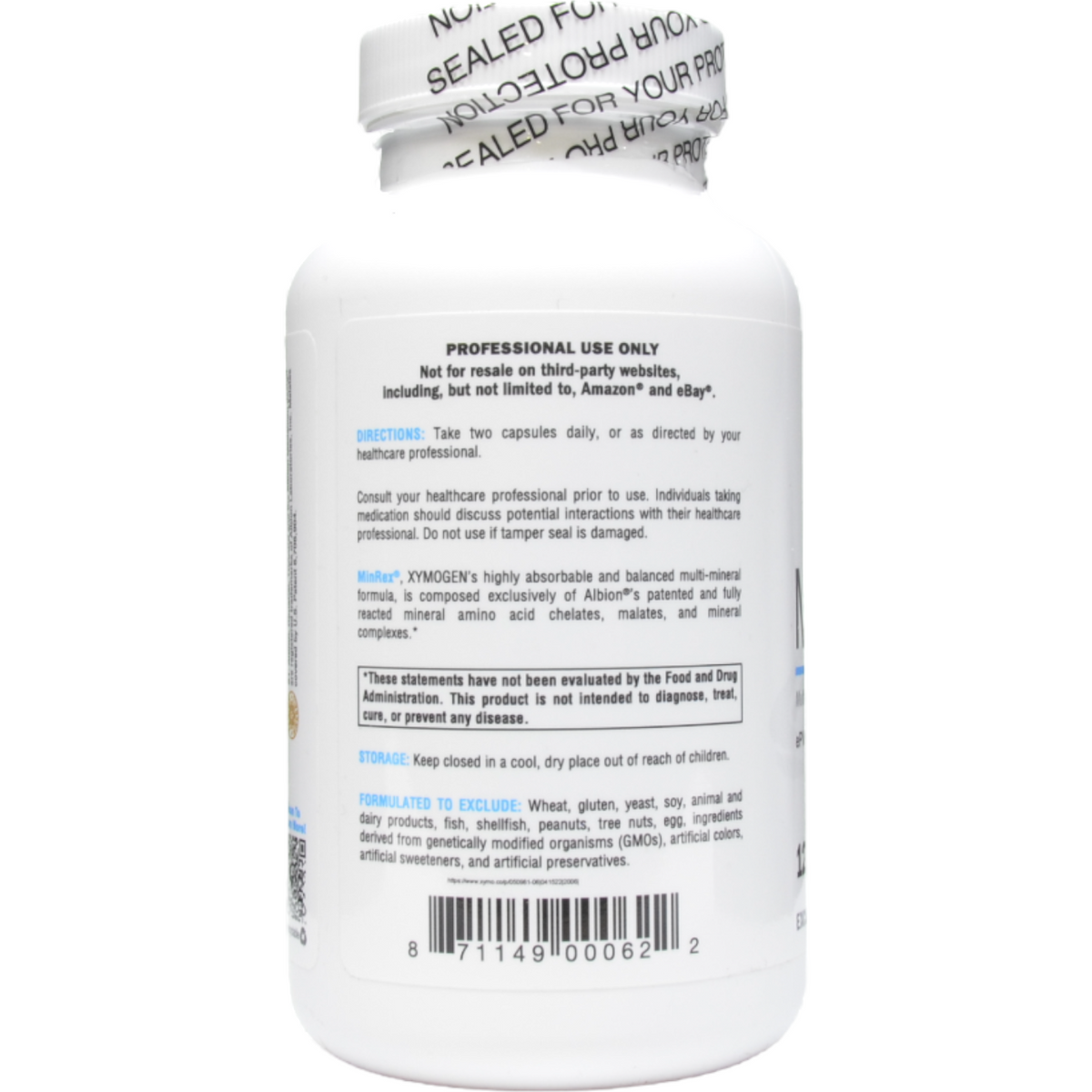 Xymogen MinRex 120 Capsules - ePothex