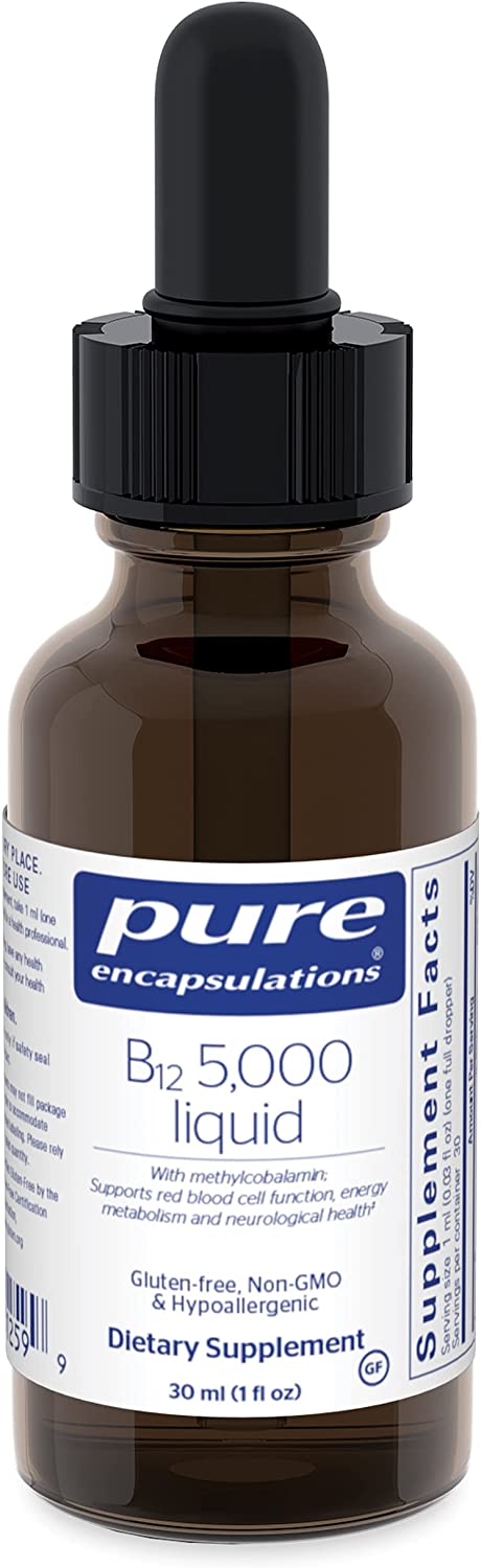 Pure Encapsulations B12 5000 Liquid - 1 fl. oz - ePothex