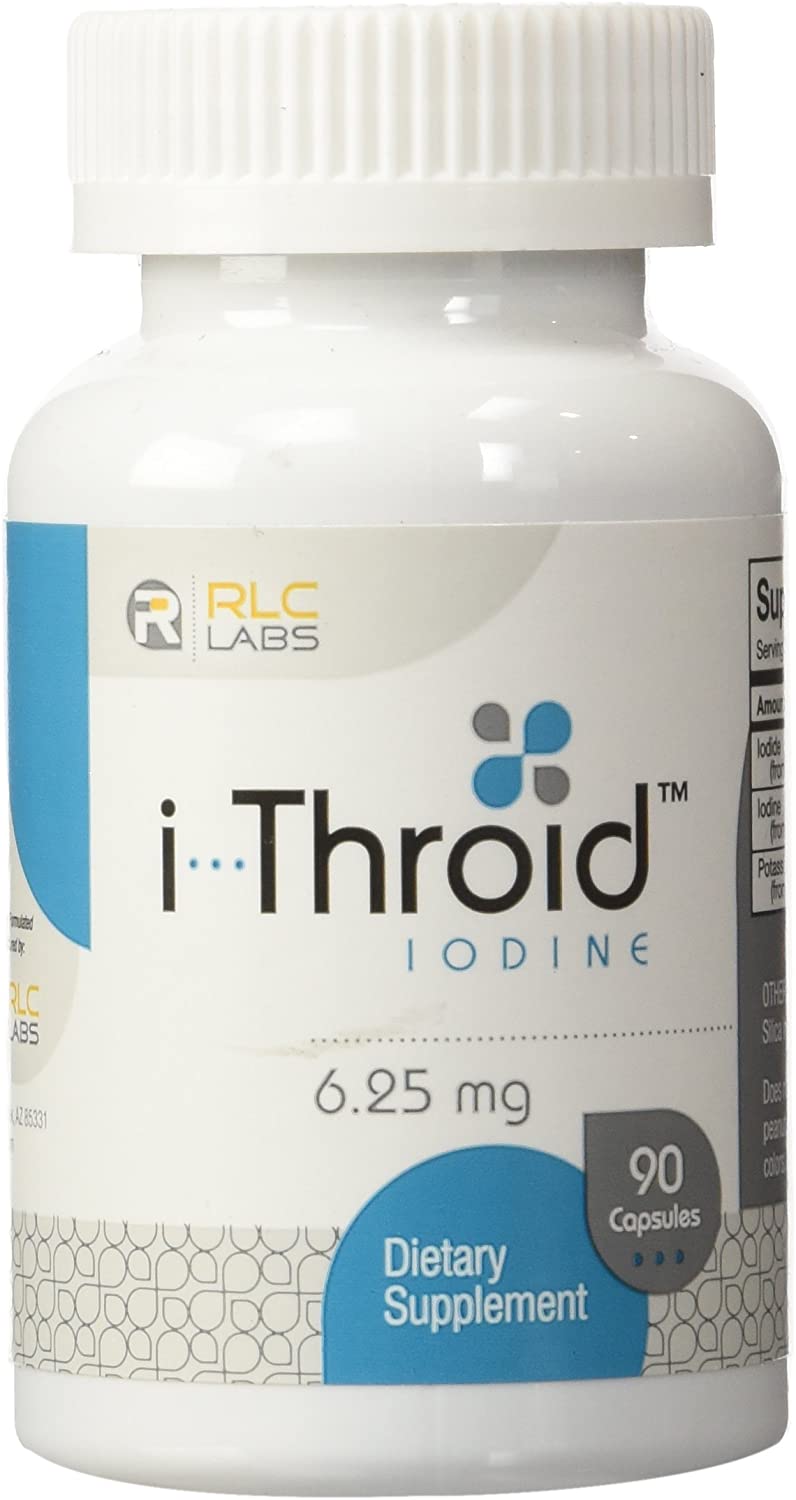 RLC Labs i-Throid Iodine 6.25 mg - 90 Capsules - ePothex