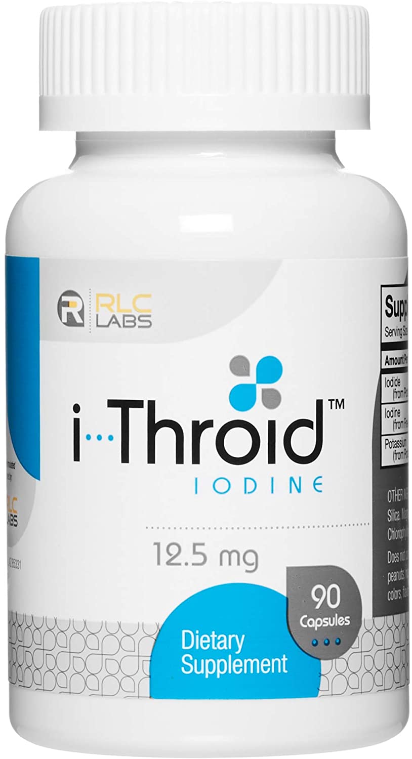 RLC Labs i-Throid Iodine 12.5 mg - 90 Capsules - ePothex