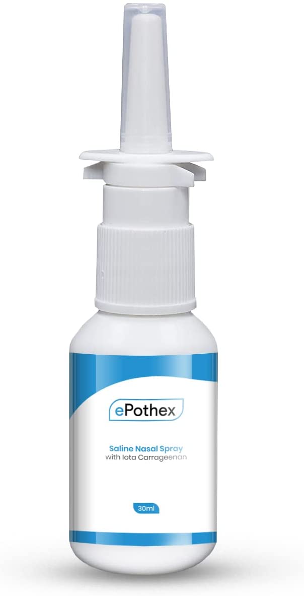 Saline Nasal Spray with Iota Carrageenan - 30ml - ePothex