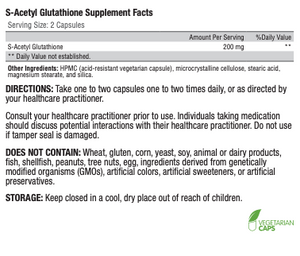 Xymogen S-Acetyl Glutathione - ePothex