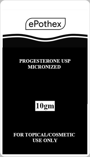 Progesterone USP Micronized - 10g Powder - ePothex