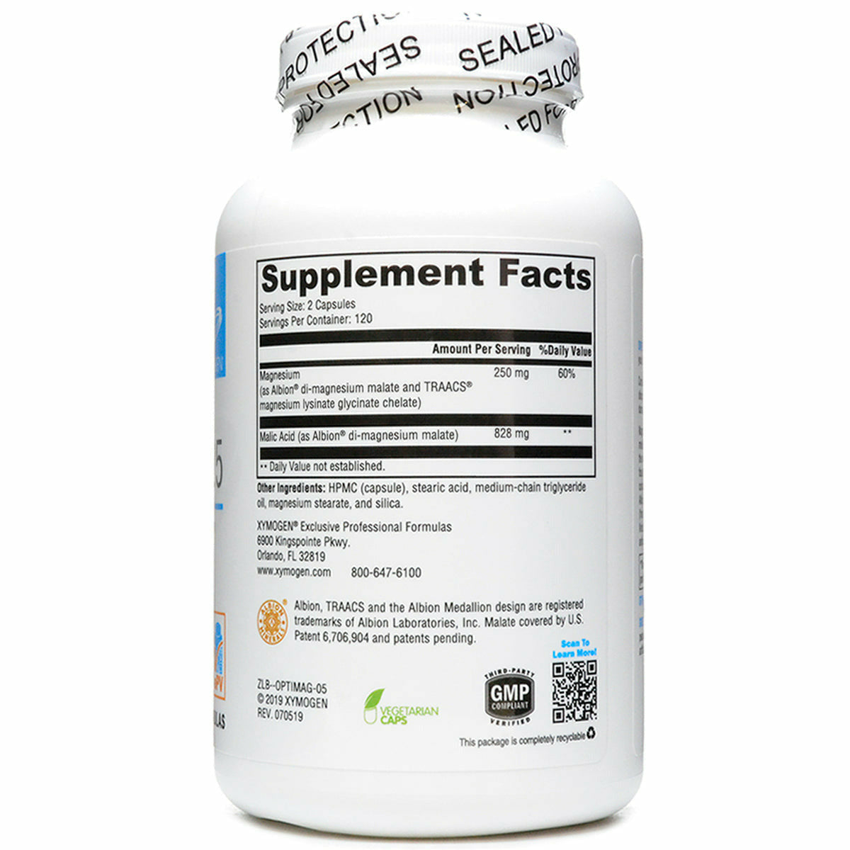 Xymogen OptiMag 125 - ePothex