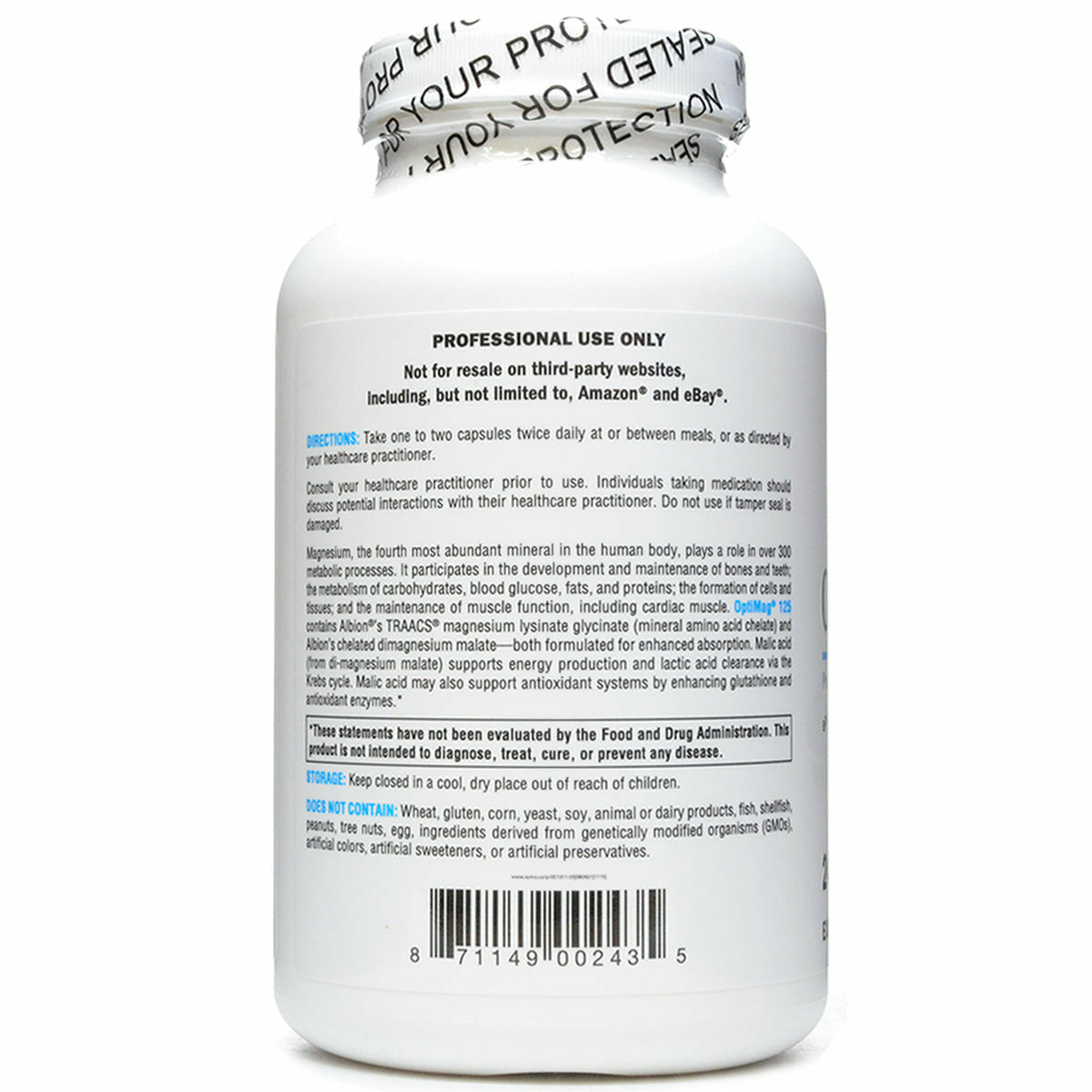 Xymogen OptiMag 125 - ePothex