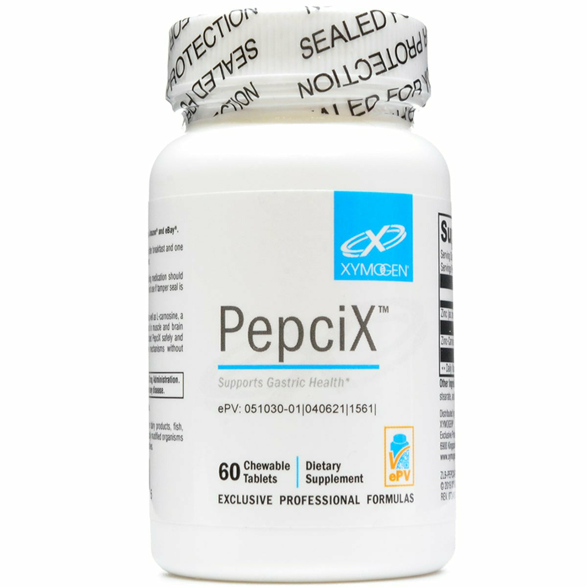 Xymogen PepciX 60 Tablets - ePothex