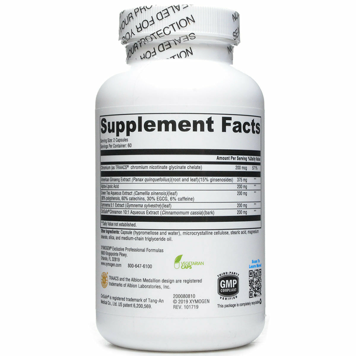 Xymogen CinnDromeX 120 Capsules - ePothex