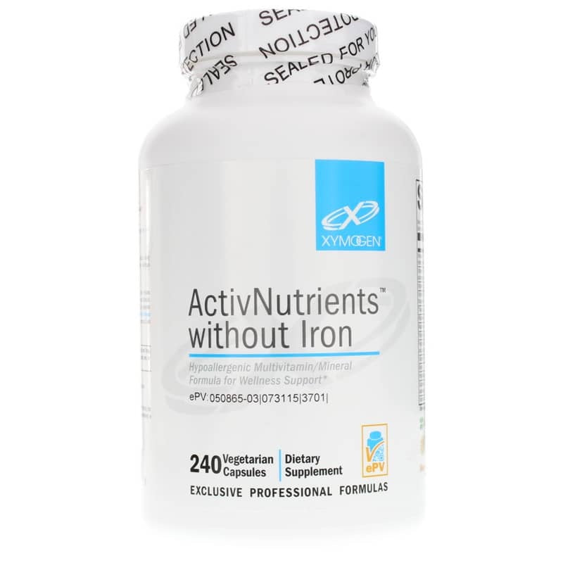 Xymogen ActivNutrients Without Iron - 240ct - ePothex