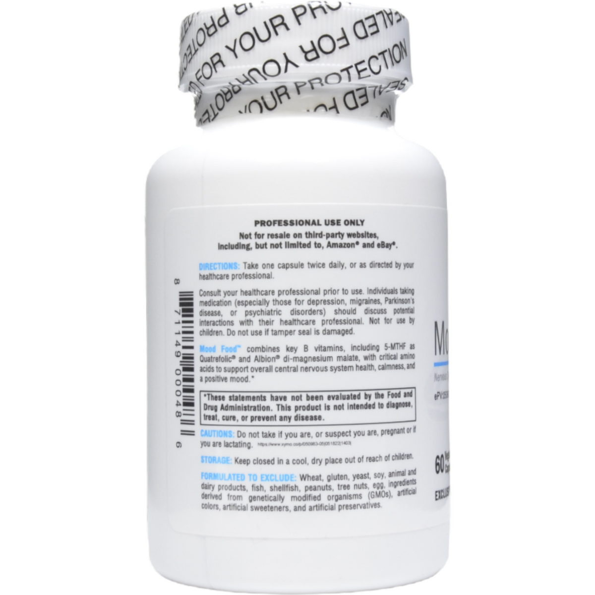 XYMOGEN Mood Food - 60 Capsules