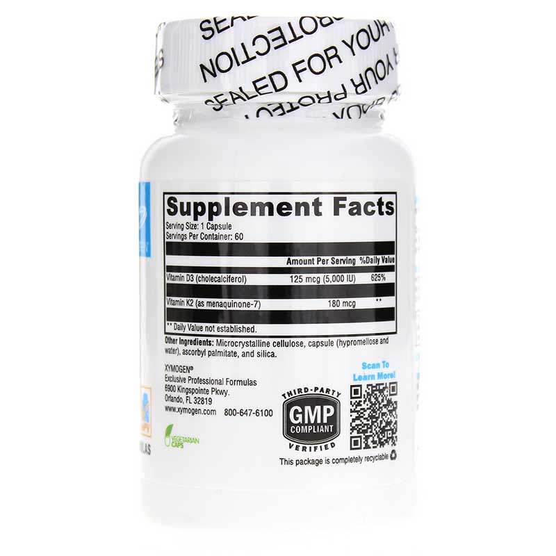 Xymogen K2-D3 Max - 60 Capsules