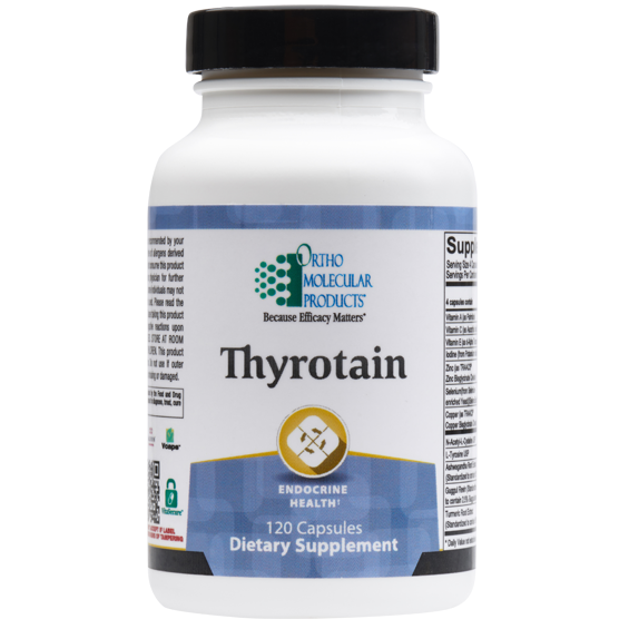 Thyrotain 120ct Capsules - Ortho Molecular Products - ePothex